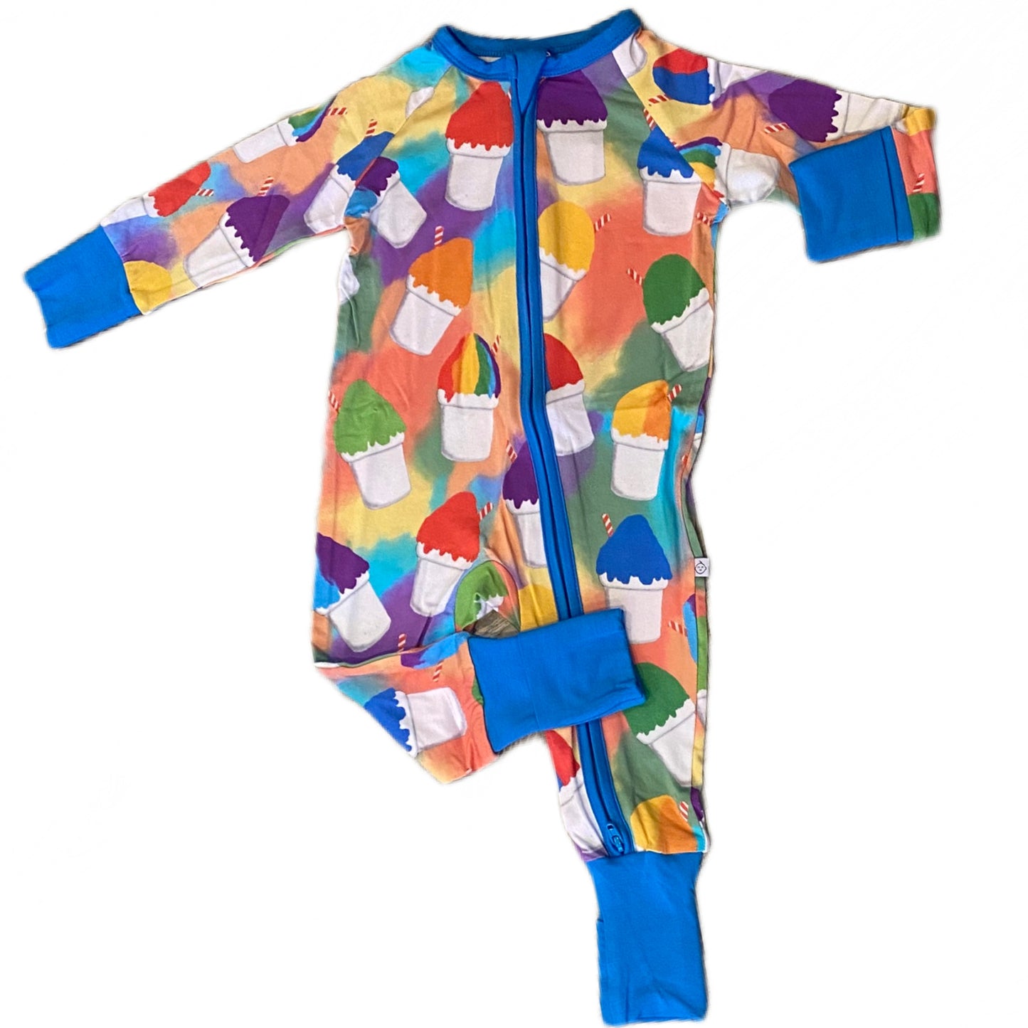 Sneauxballs Premium Bamboo Snowball Convertible ZIppy Pajama