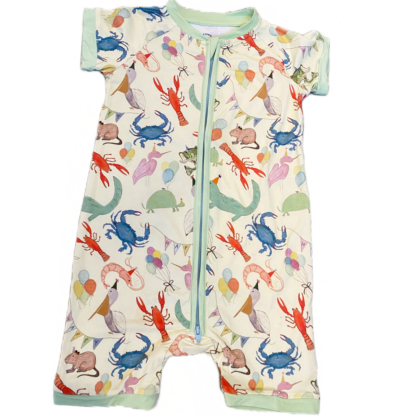 "Fais Do Do" Birthday Bash Southern Short Romper