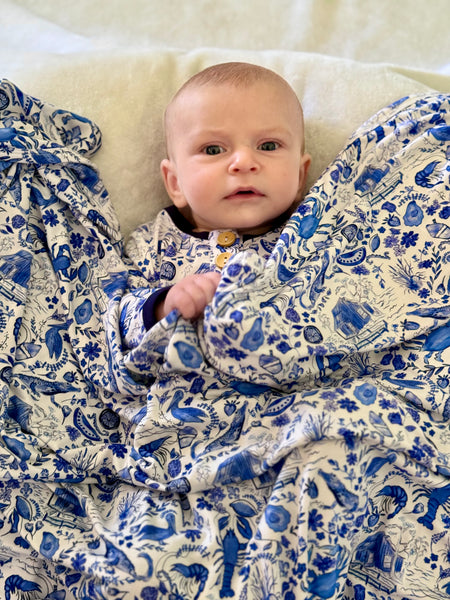 Southern Blues Infant Gown Infant Gown