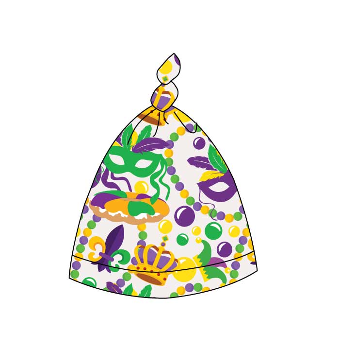 Throw Me Something Mister! Premium Bamboo Mardi Gras Zippy