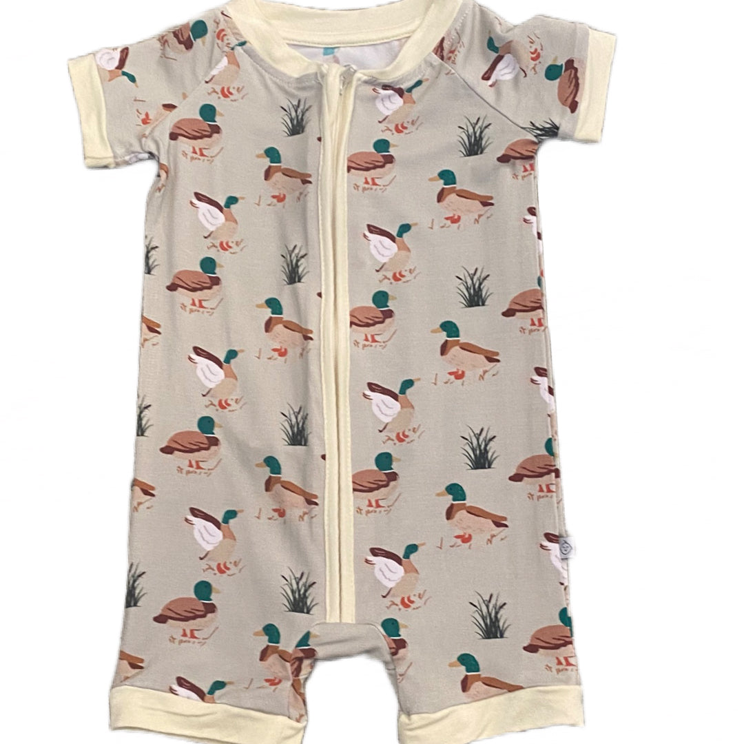 Down South Ducks Shortie Romper