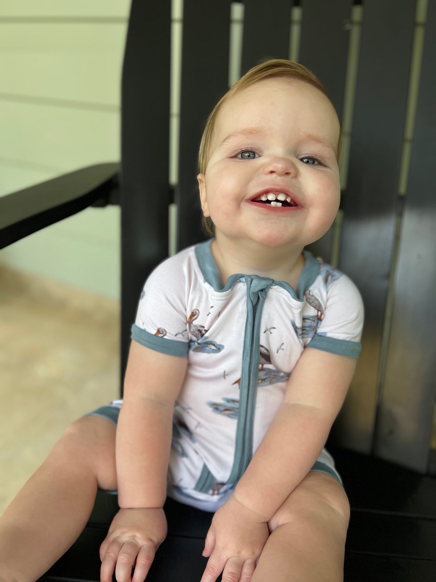 Grand Isle Pelican Shortie Romper