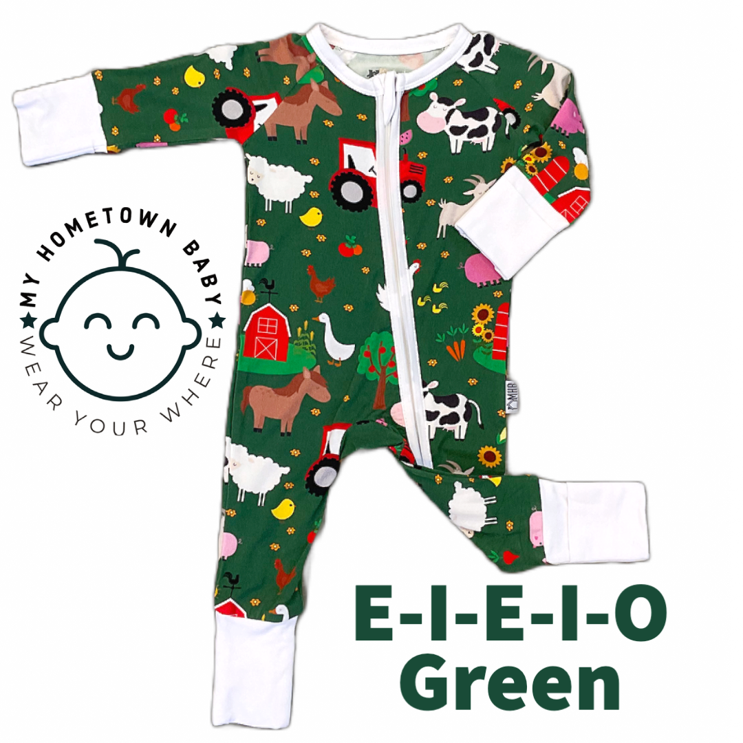 E-I-E-I-O Green Blanket