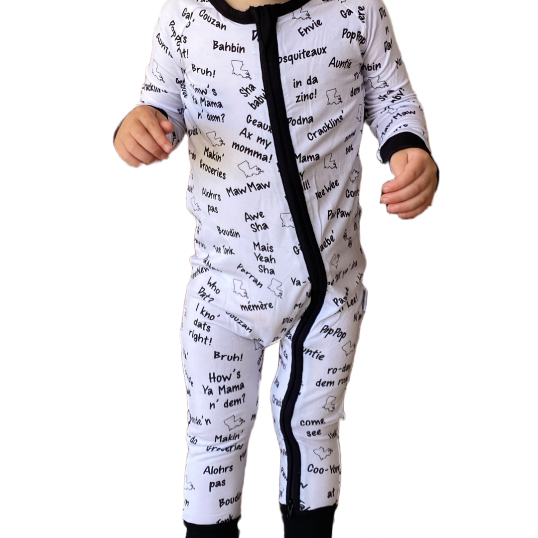 It's A Slang Thang! Louisiana Zippy Pajamas