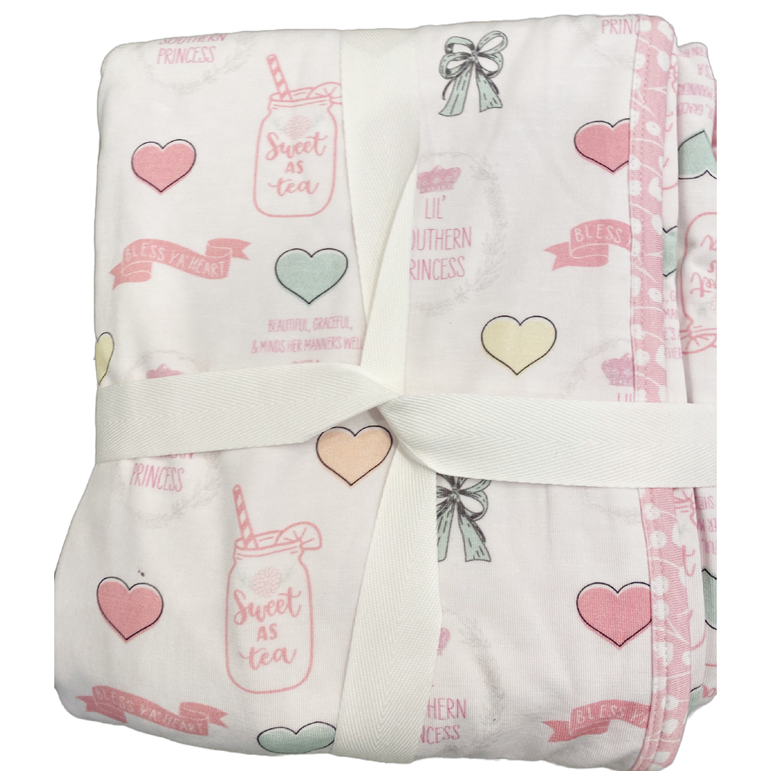 Southern Princess Double Sided Bamboo Blanket