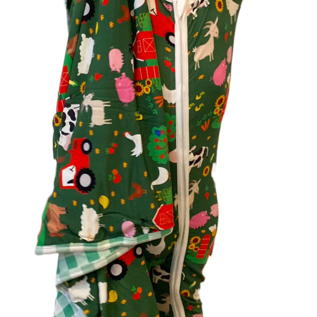 E-I-E-I-O Green Blanket