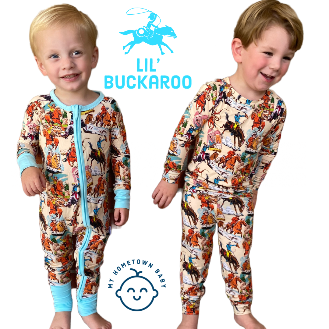 Lil' Buckaroo Double Sided Bamboo Blanket