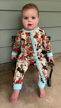 Lil' Buckaroo Vintage Western Print Zippy Pajamas