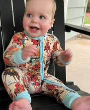 Lil' Buckaroo Vintage Western Print Zippy Pajamas