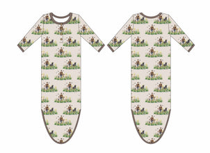 The Hunt Premium Bamboo Infant Gown with Convertible Hands