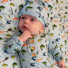 You Get A Line Bamboo Swaddle Set- Hat and Swaddle Blanket