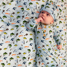 You Get A Line Bamboo Swaddle Set- Hat and Swaddle Blanket