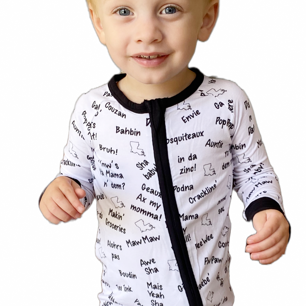 It's A Slang Thang! Louisiana Slang Bamboo from Viscose Zippy Pajamas