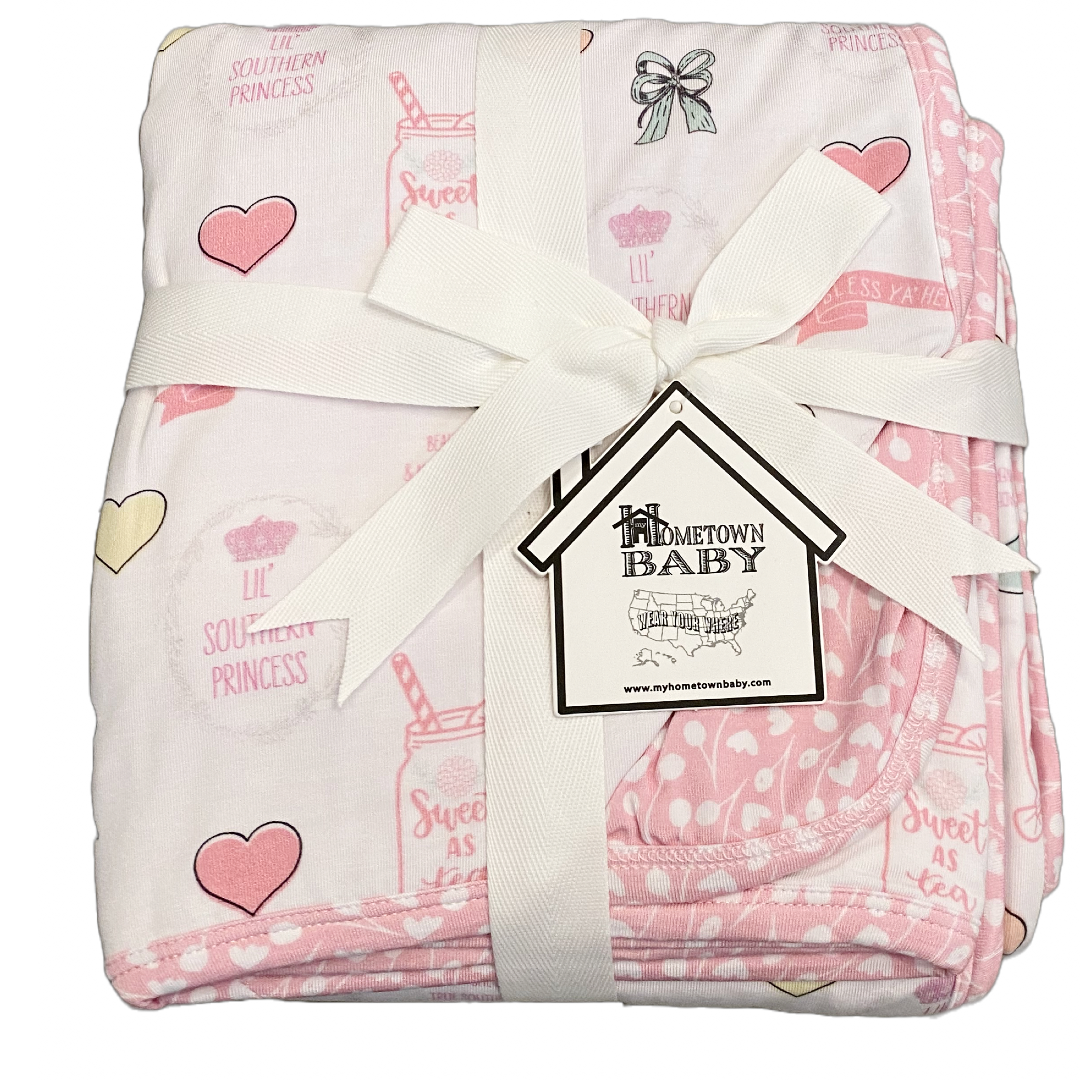 Southern Princess Double Sided Bamboo Blanket