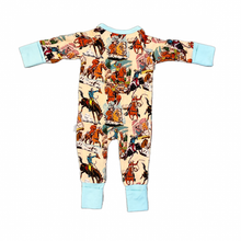 Lil' Buckaroo Vintage Western Print Zippy Pajamas