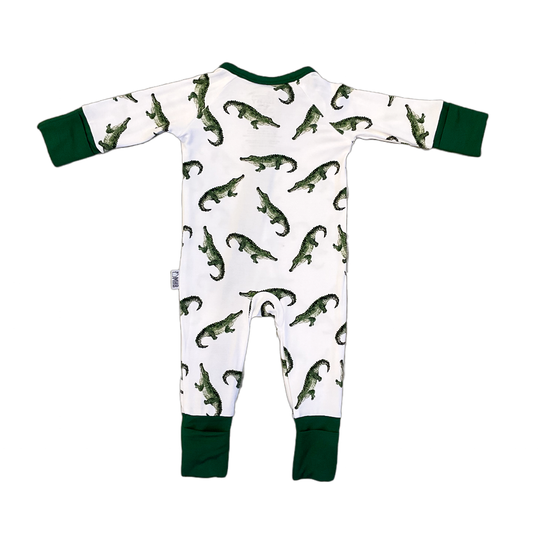 See Ya Later Alligator Premium Bamboo Zippy Pajamas