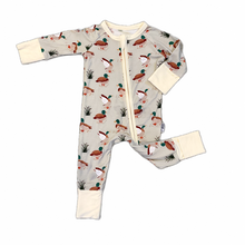 Down South Southern Mallard Ducks Premium Bamboo Zippy Pajamas