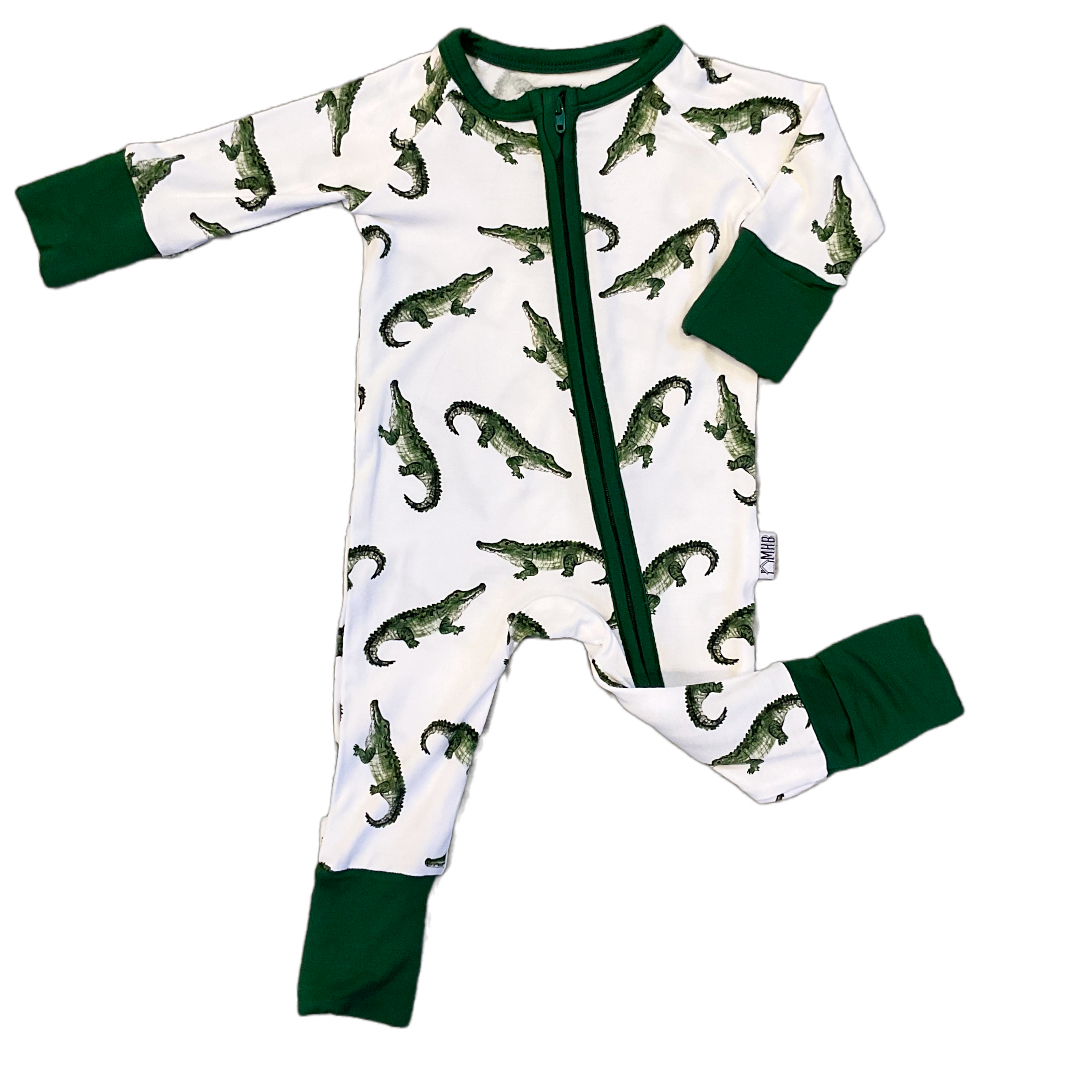 See Ya Later Alligator Premium Bamboo Zippy Pajamas