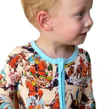 Lil' Buckaroo Vintage Western Print Zippy Pajamas