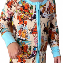 Lil' Buckaroo Vintage Western Print Zippy Pajamas