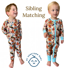 Lil' Buckaroo Vintage Western Print Zippy Pajamas